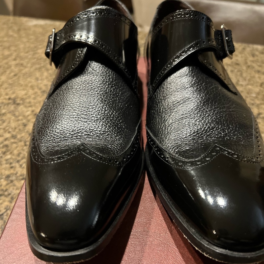 Mezlan monkstrap dress shoes